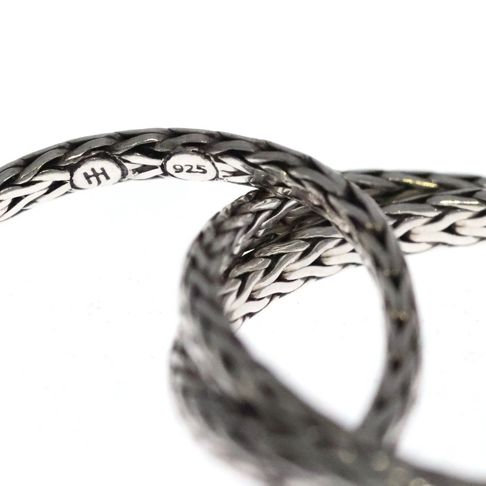 JOHN HARDY(ジョンハーディ) Icon Chevron Crossover Ring アイコン シェブロン クロスオーバーリング シルバー