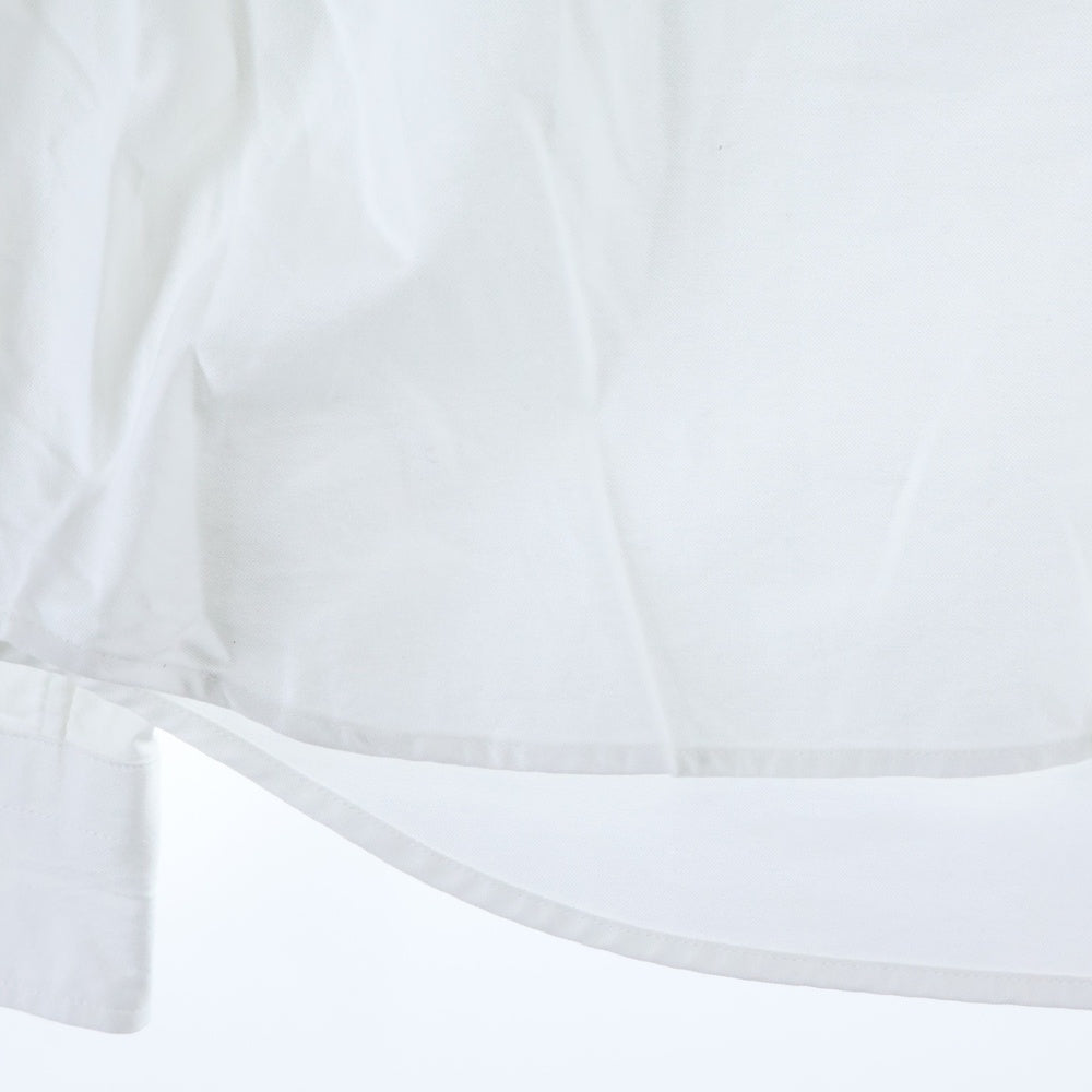 MAISON KITSUNE(メゾンキツネ) 胸ロゴデザイン ボタンダウン 長袖シャツ ホワイト FM00400WC2010