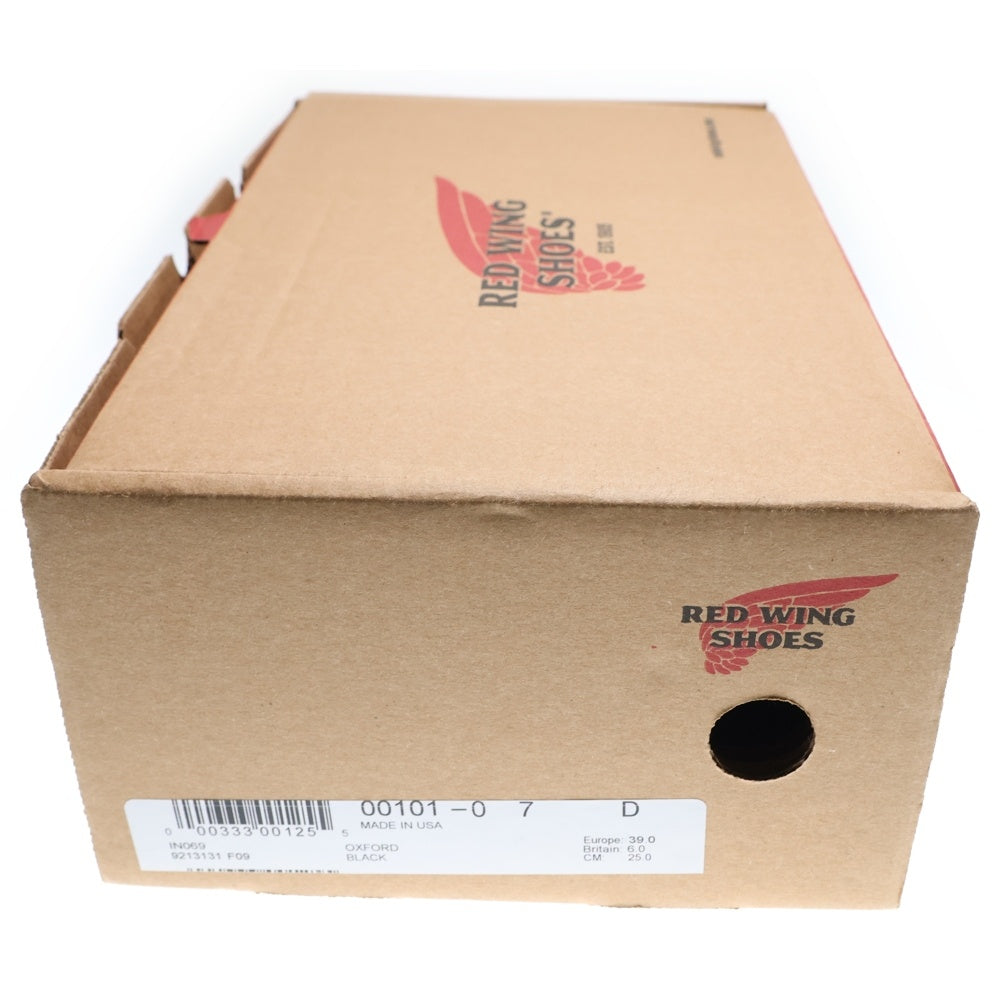 RED WING(レッド ウイング) 210 POSTMAN OXFORD ポストマン オックスフォード レザー ローカットシューズ ブラック 00101-0