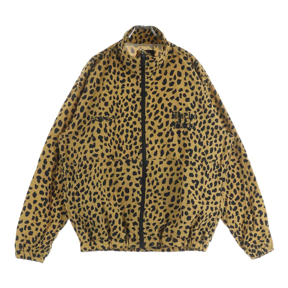 WACKO MARIA(ワコマリア) 23SS ×GRAMICCI Leopard Track Jacket グラミチ レオパード ジップアップ トラックジャケット ブラウン/ブラック GMJ3-S3023