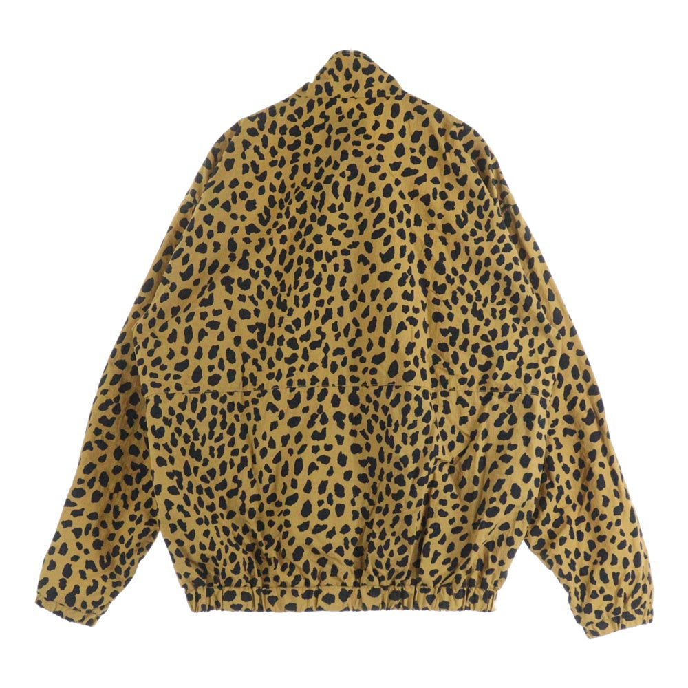 WACKO MARIA(ワコマリア) 23SS ×GRAMICCI Leopard Track Jacket グラミチ レオパード ジップアップ トラックジャケット ブラウン/ブラック GMJ3-S3023