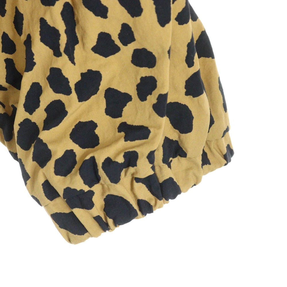 WACKO MARIA(ワコマリア) 23SS ×GRAMICCI Leopard Track Jacket グラミチ レオパード ジップアップ トラックジャケット ブラウン/ブラック GMJ3-S3023