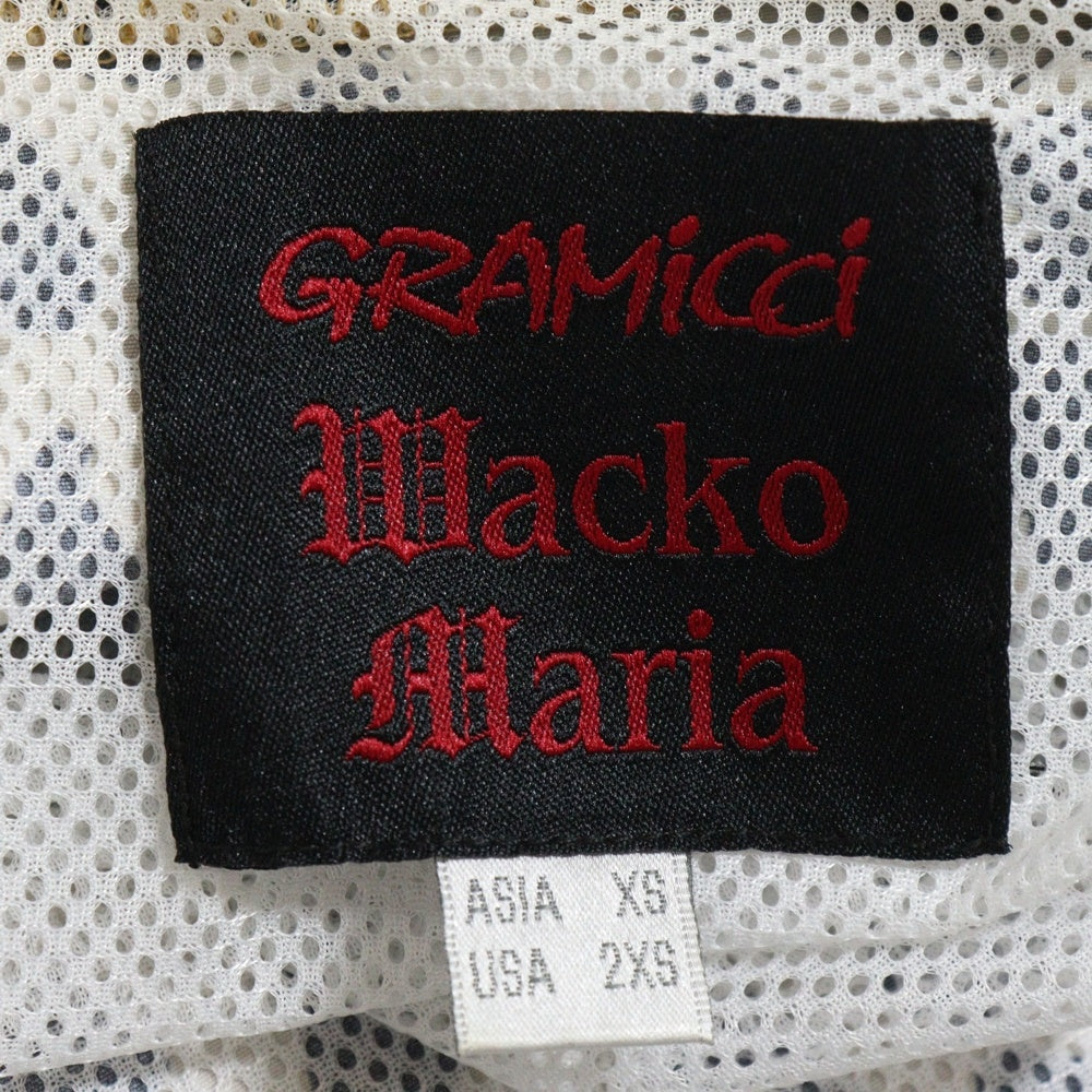 WACKO MARIA(ワコマリア) 23SS ×GRAMICCI Leopard Track Jacket グラミチ レオパード ジップアップ トラックジャケット ブラウン/ブラック GMJ3-S3023