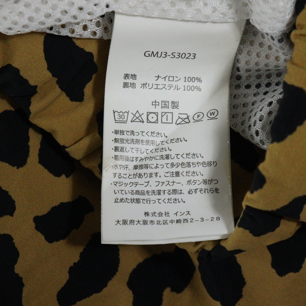 WACKO MARIA(ワコマリア) 23SS ×GRAMICCI Leopard Track Jacket グラミチ レオパード ジップアップ トラックジャケット ブラウン/ブラック GMJ3-S3023