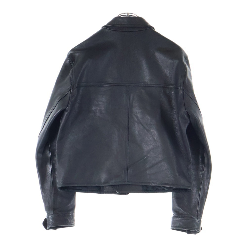 Rags McGREGOR(ラグスマックレガー) 16AW 4 BOTTONS LEATHER JACKET 4ボタン レザージャケット ブラック 211146601