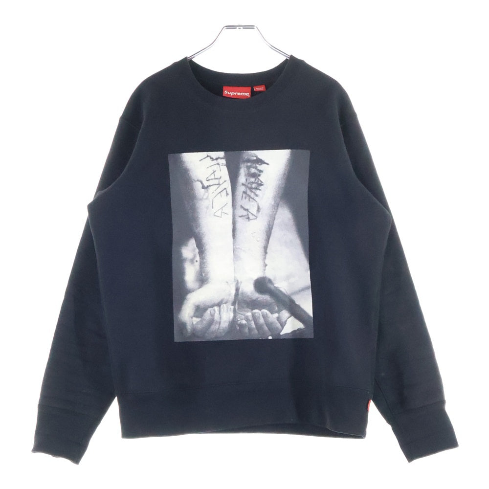 SUPREME(シュプリーム) 16AW ×SLAYER Cutter Crewneck スレイヤー カッター クルーネック スウェットトレーナー ブラック