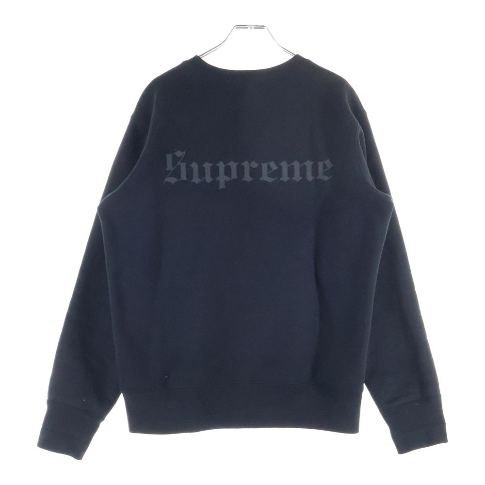 SUPREME(シュプリーム) 16AW ×SLAYER Cutter Crewneck スレイヤー カッター クルーネック スウェットトレーナー ブラック