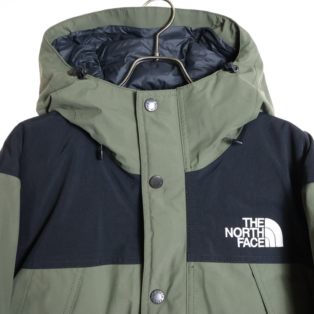 THE NORTH FACE(ザノースフェイス) MOUNTAIN DOWN JACKET GORE-TEX ゴアテックス マウンテン ダウン ジップアップ ナイロン ジャケット カーキ ND91930