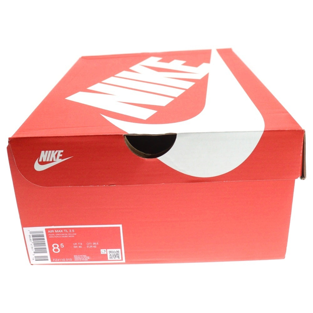 NIKE(ナイキ) AIR MAX TL 2.5 PEARL GREY ANTHRACITE LIGHT GRAPHITE NEON YELLOW エアマックス パールグレー アンスラサイト ローカットスニーカー US8.5/26.5cm FZ4110-010