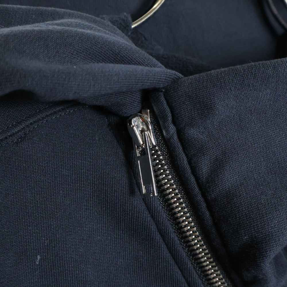 DRKSHDW(ダークシャドウ) 15SS 変形ジップアップ ロングスリーブ スウェットパーカー マウンテンフーディ ブラック DU15S9252-G