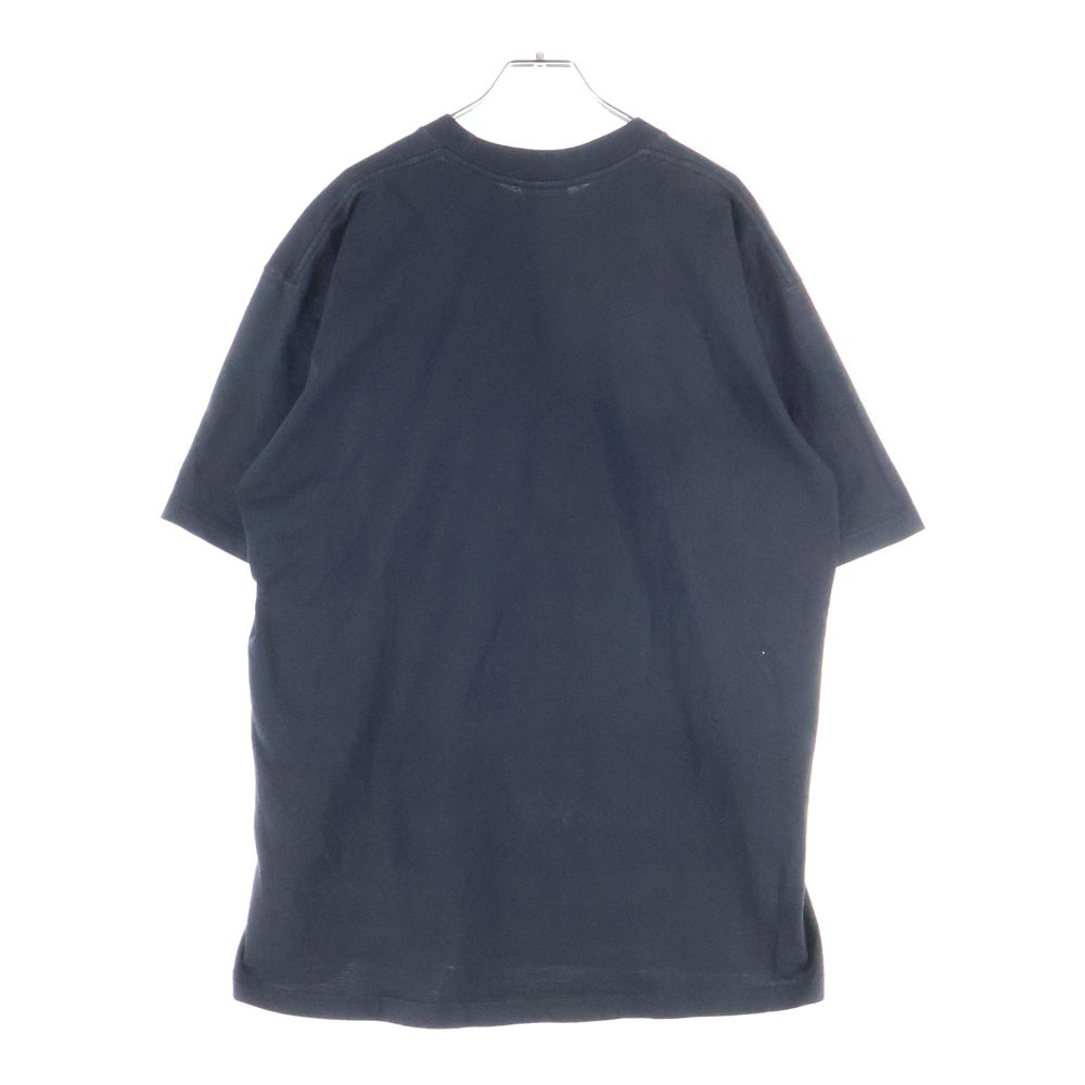 VINTAGE(ヴィンテージ) 90S-00S VINTAGE 2PAC ヴィンテージ ライトストーン スタッズ フロントプリント クルーネック半袖Tシャツ カットソー ブラック
