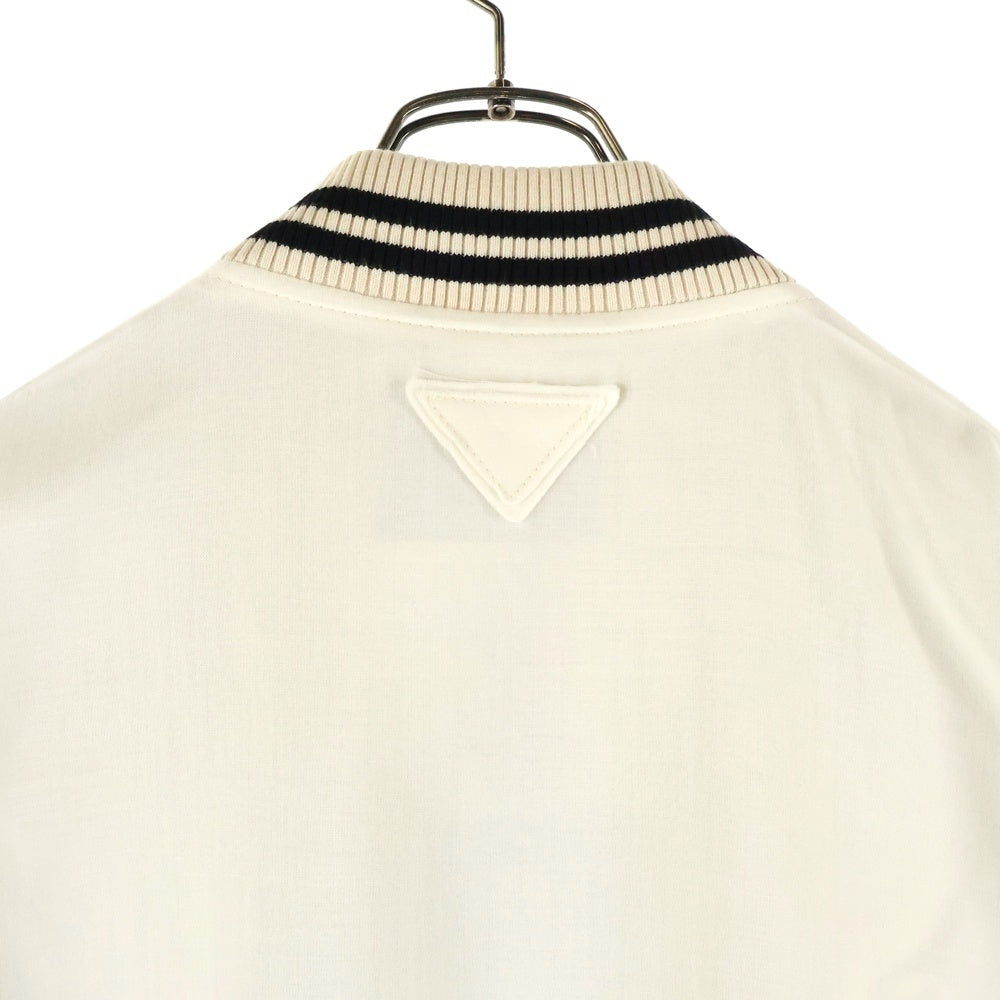PRADA(プラダ) KID MOHAIR BOMBER JACKET パッチデザイン キッドモヘア