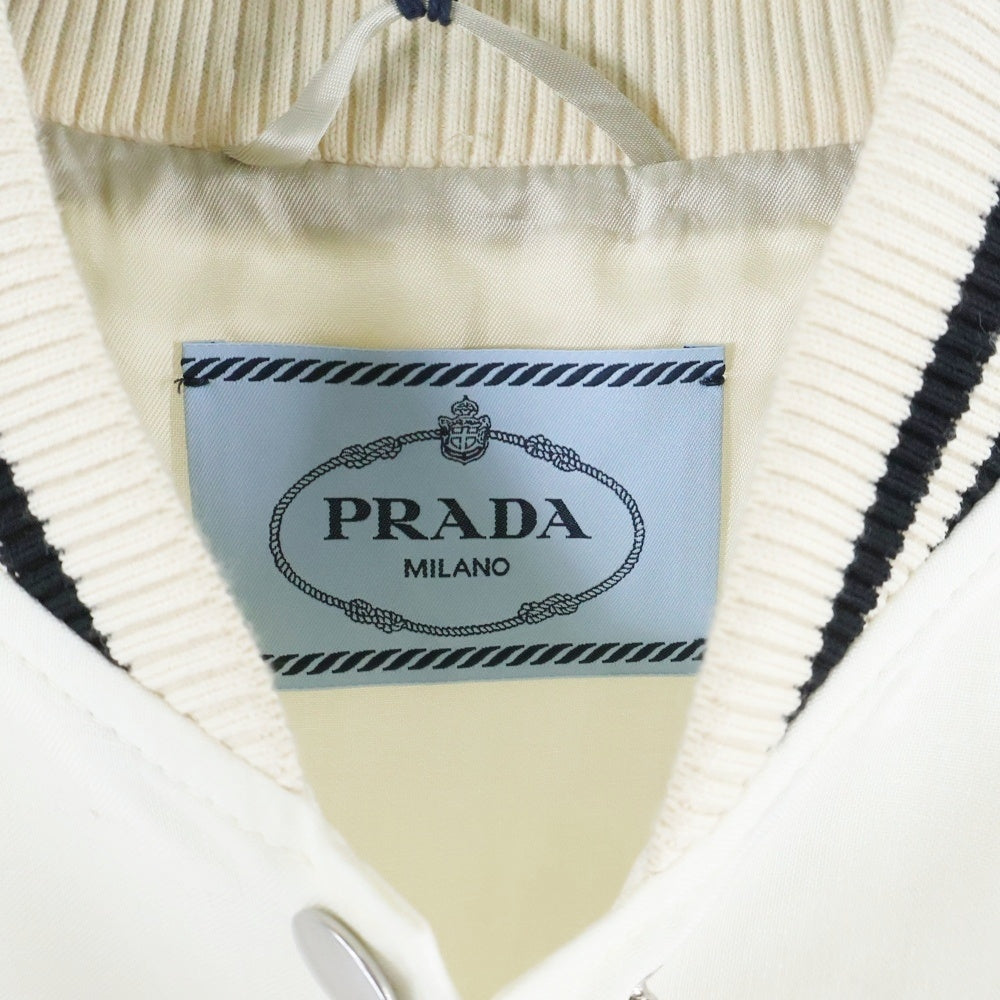 pompom様確認用 PRADA(プラダ) KID MOHAIR BOMBER JACKET パッチデザイン キッドモヘア