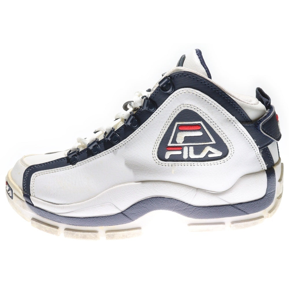 FILA(フィラ) GRANT HILL 2 グラントヒル2 ミッドカットスニーカー ホワイト/ネイビー US9/27cm MFW17001-001