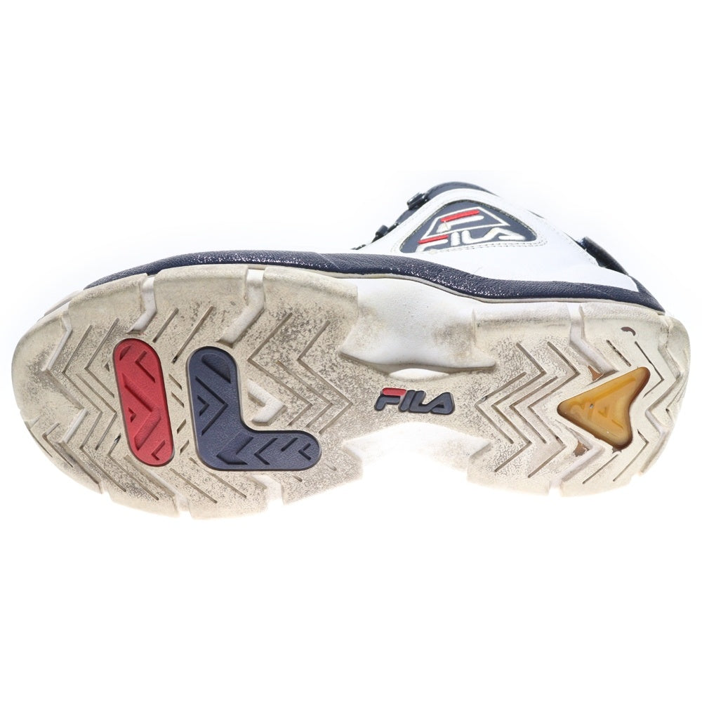 FILA(フィラ) GRANT HILL 2 グラントヒル2 ミッドカットスニーカー ホワイト/ネイビー US9/27cm MFW17001-001