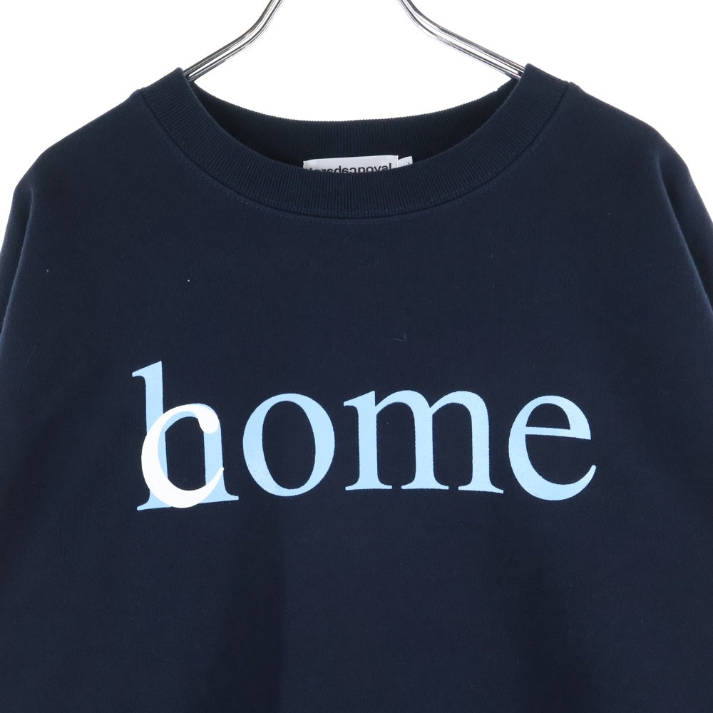 CABARET POVAL(キャバレーポバール) Home Crewneck ホームクルーネックスウェット トレーナー ネイビー