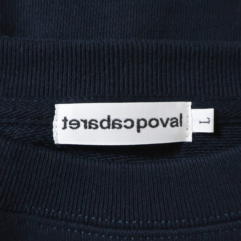 CABARET POVAL(キャバレーポバール) Home Crewneck ホームクルーネックスウェット トレーナー ネイビー