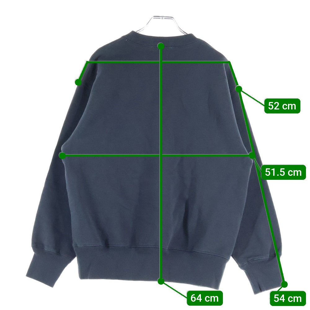 CABARET POVAL(キャバレーポバール) Logo Crewneck ロゴクルーネックスウェット トレーナー チャコール