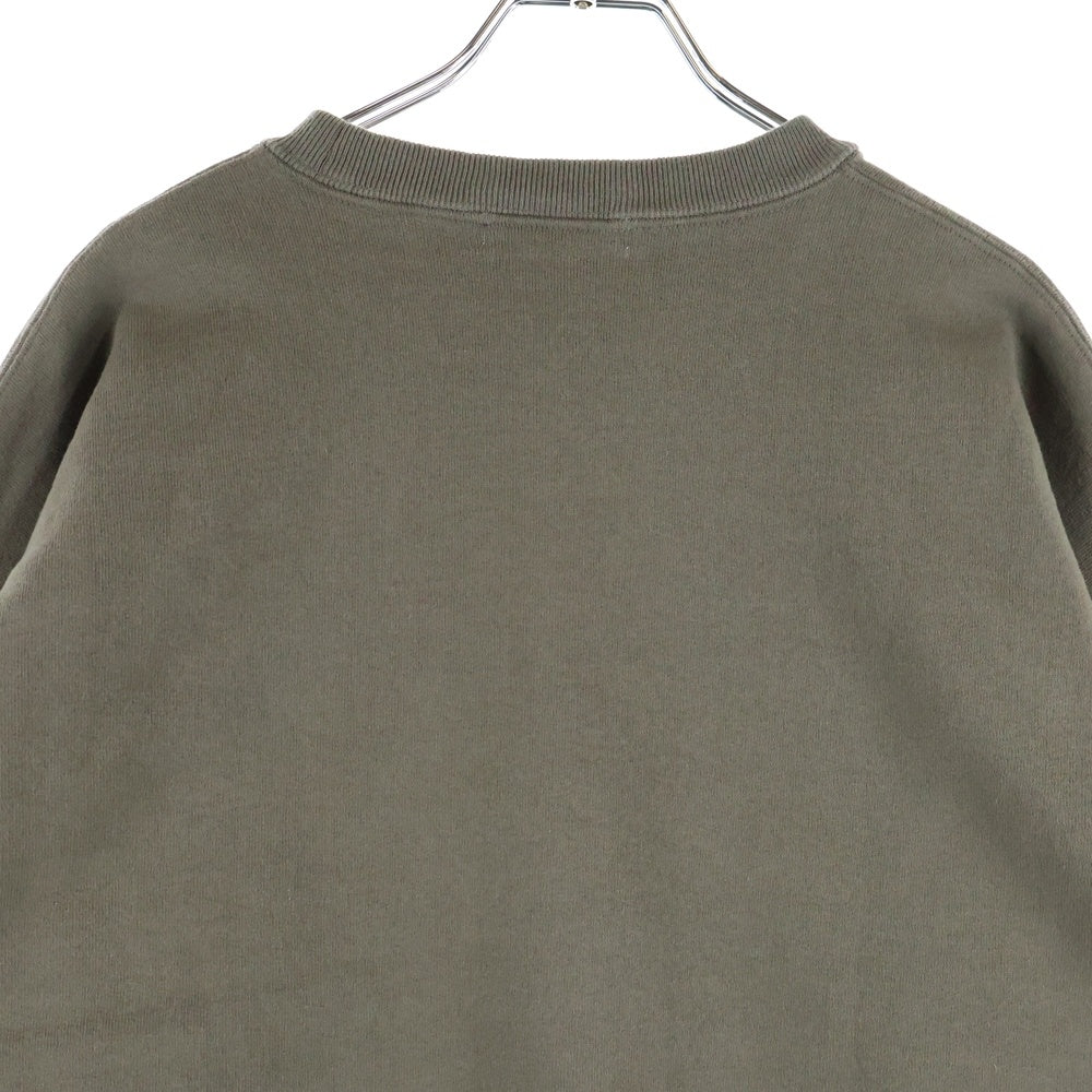 CABARET POVAL(キャバレーポバール) Logo Crewneck ロゴクルーネックスウェット トレーナー カーキ