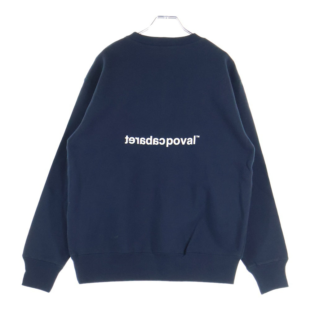 CABARET POVAL(キャバレーポバール) Home Crewneck ホームクルーネックスウェット トレーナー ネイビー