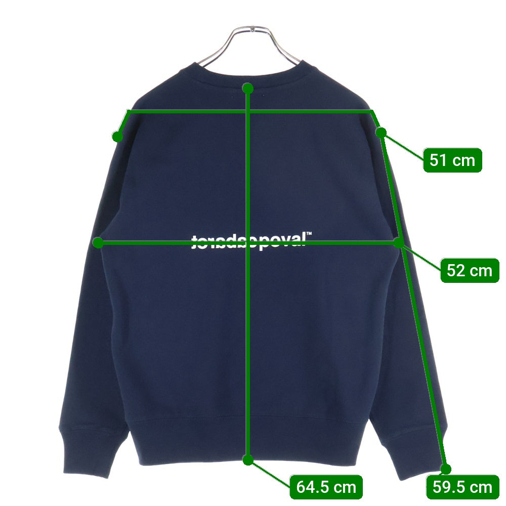 CABARET POVAL(キャバレーポバール) Home Crewneck ホームクルーネックスウェット トレーナー ネイビー