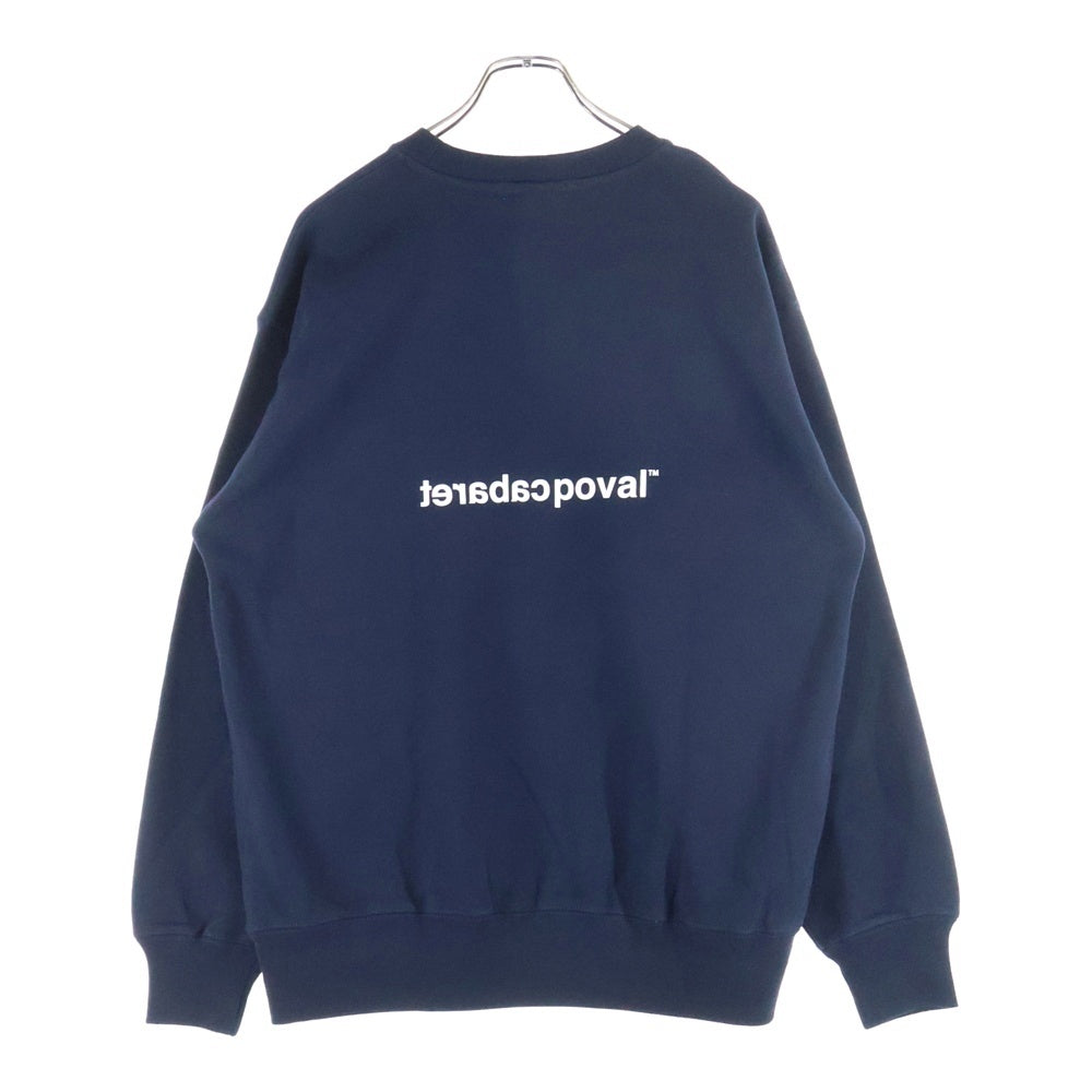 CABARET POVAL(キャバレーポバール) Home Crewneck ホームクルーネックスウェット トレーナー ネイビー
