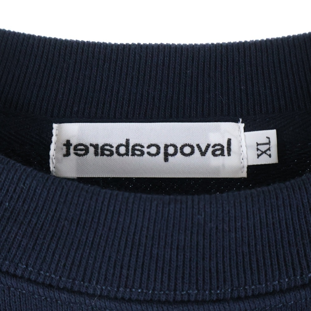 CABARET POVAL(キャバレーポバール) Home Crewneck ホームクルーネックスウェット トレーナー ネイビー