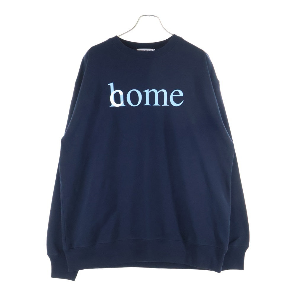 CABARET POVAL(キャバレーポバール) Home Crewneck ホームクルーネックスウェット トレーナー ネイビー