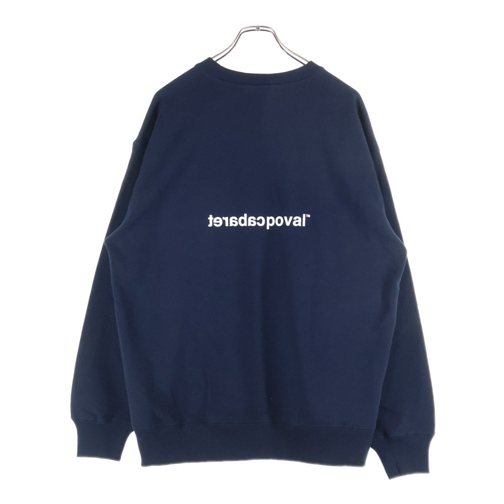 CABARET POVAL(キャバレーポバール) Home Crewneck ホームクルーネックスウェット トレーナー ネイビー