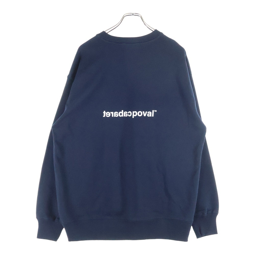 CABARET POVAL(キャバレーポバール) Home Crewneck ホームクルーネックスウェット トレーナー ネイビー