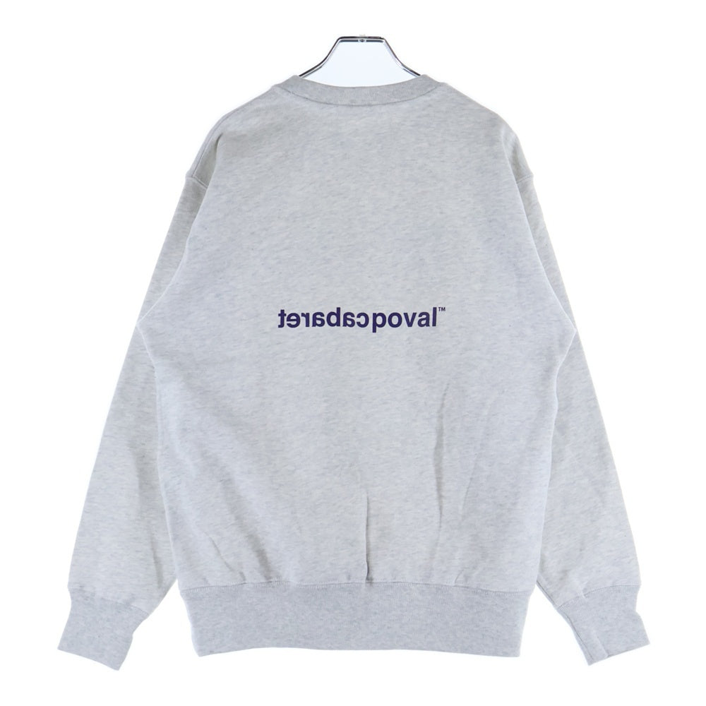 CABARET POVAL(キャバレーポバール) Home Crewneck ホームクルーネックスウェット トレーナー グレー