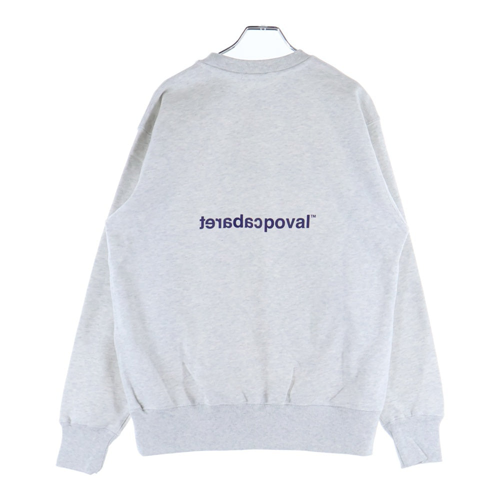 CABARET POVAL(キャバレーポバール) Home Crewneck ホームクルーネックスウェット トレーナー グレー