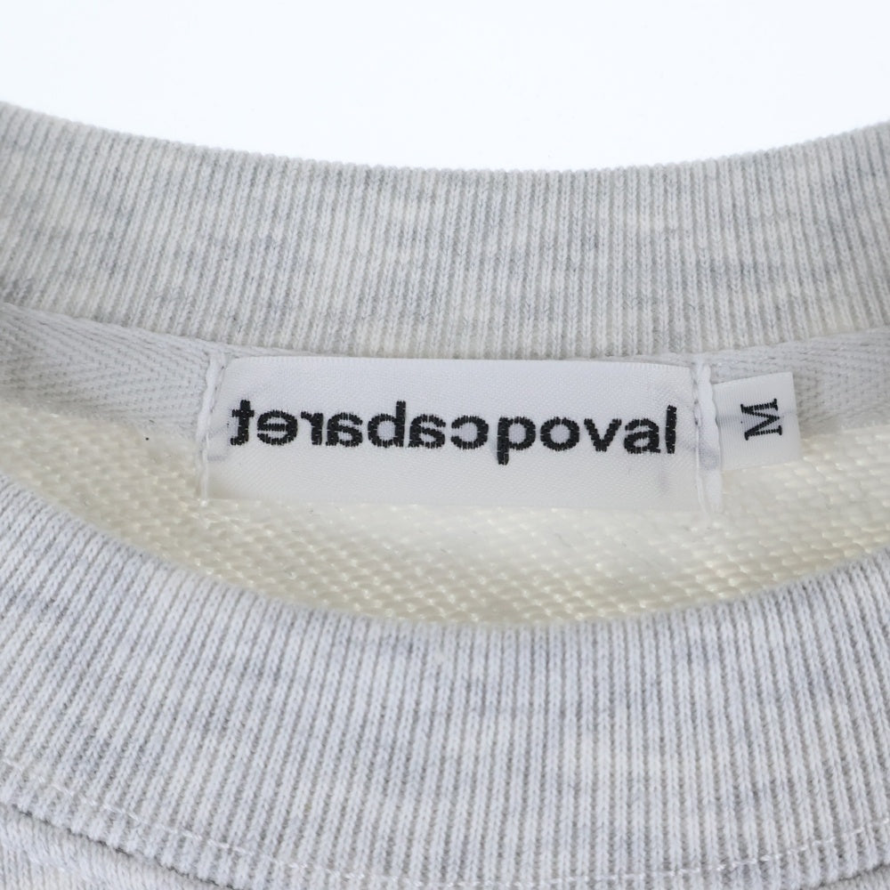 CABARET POVAL(キャバレーポバール) Home Crewneck ホームクルーネックスウェット トレーナー グレー