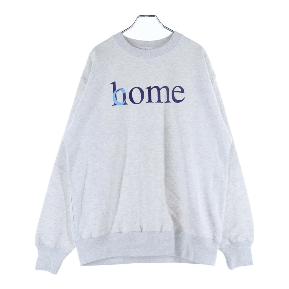 CABARET POVAL(キャバレーポバール) Home Crewneck ホームクルーネックスウェット トレーナー グレー