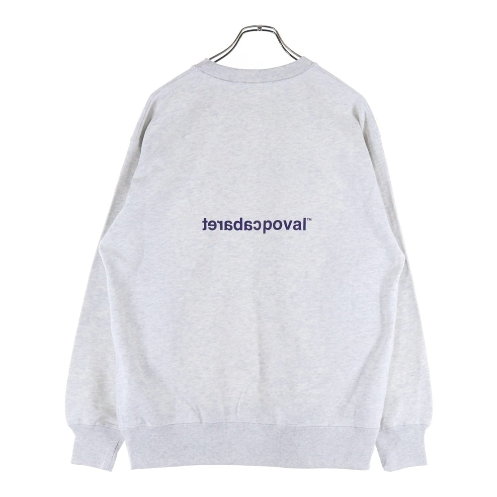 CABARET POVAL(キャバレーポバール) Home Crewneck ホームクルーネックスウェット トレーナー グレー
