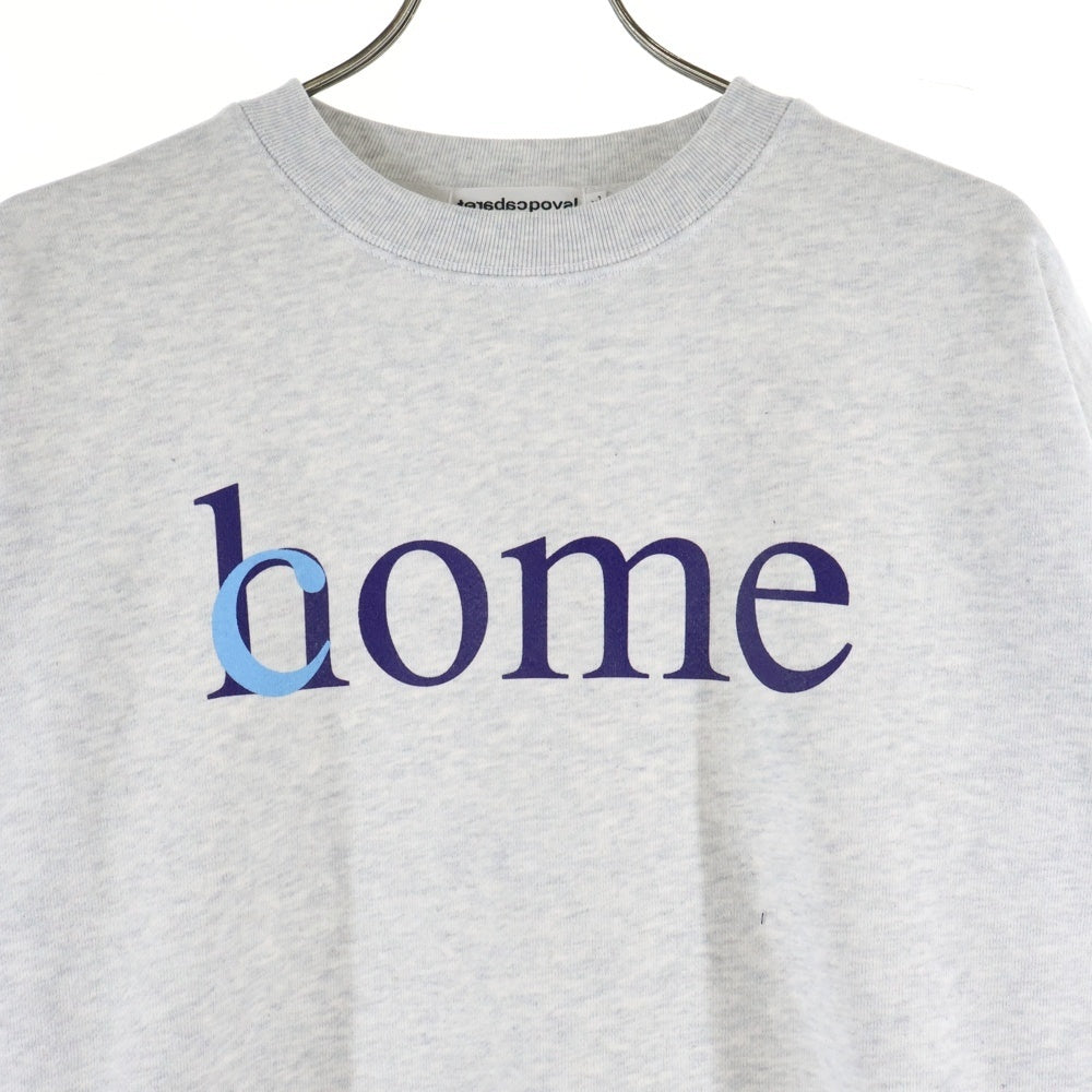 CABARET POVAL(キャバレーポバール) Home Crewneck ホームクルーネックスウェット トレーナー グレー