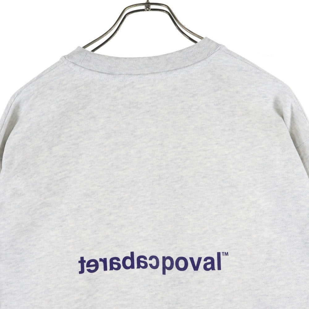 CABARET POVAL(キャバレーポバール) Home Crewneck ホームクルーネックスウェット トレーナー グレー