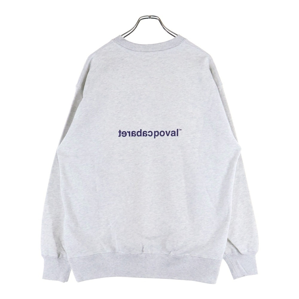 CABARET POVAL(キャバレーポバール) Home Crewneck ホームクルーネックスウェット トレーナー グレー