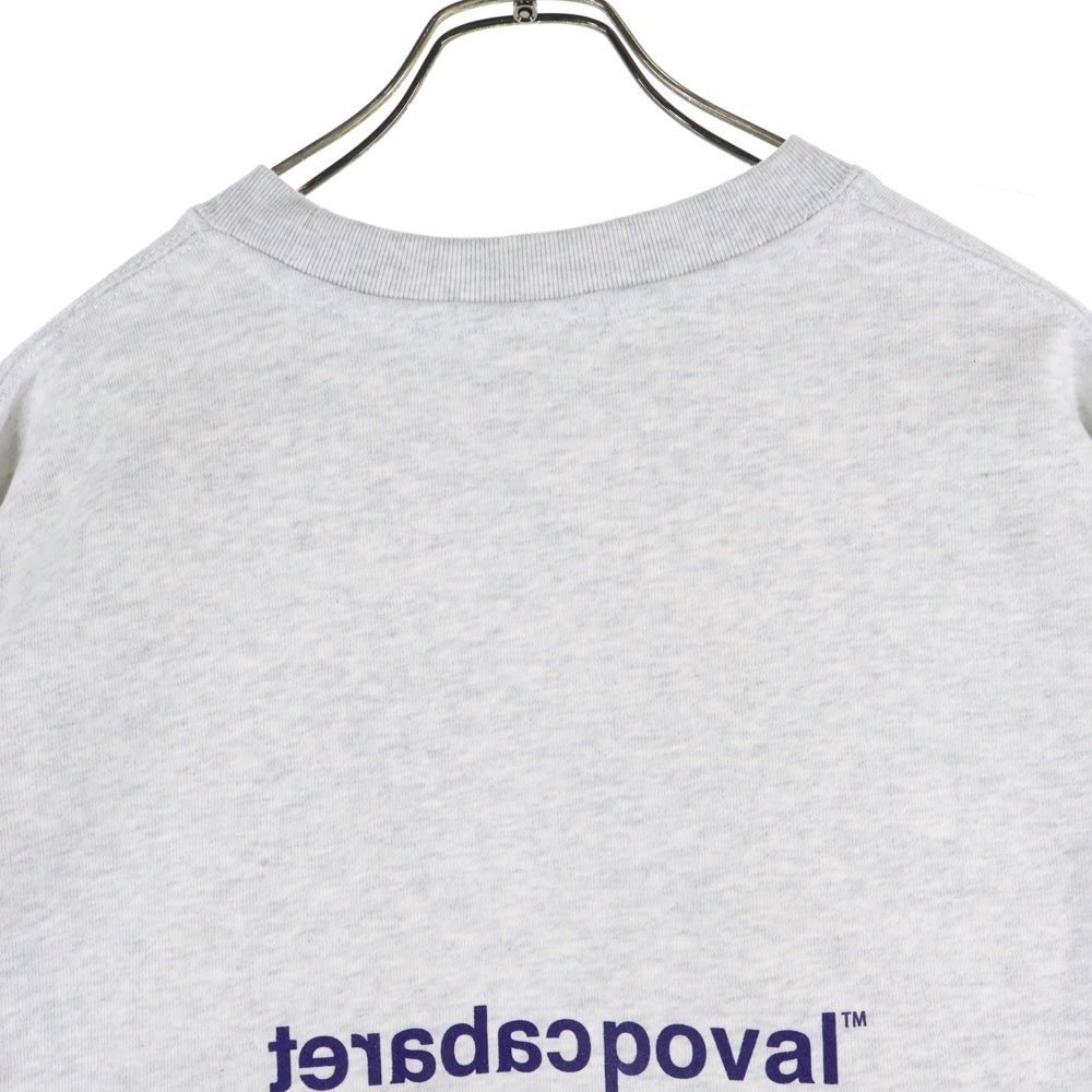 CABARET POVAL(キャバレーポバール) Home Crewneck ホームクルーネックスウェット トレーナー グレー