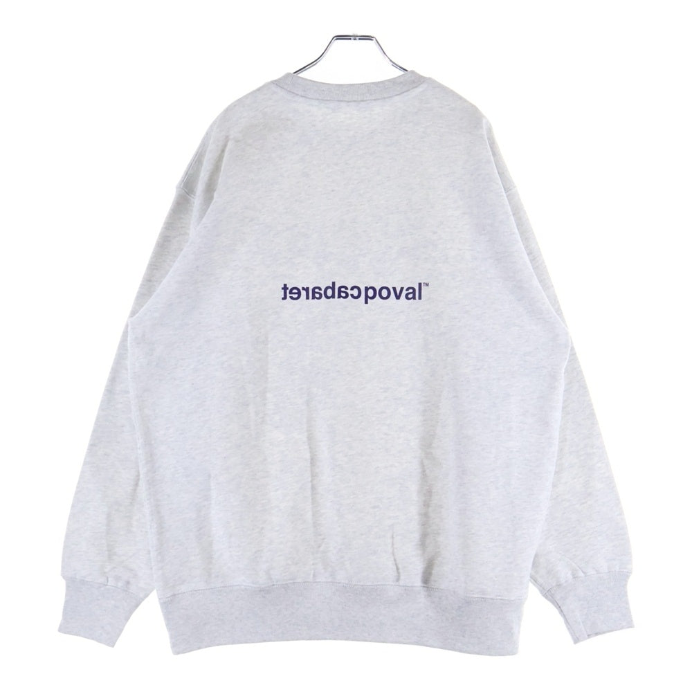 CABARET POVAL(キャバレーポバール) Home Crewneck ホームクルーネックスウェット トレーナー グレー