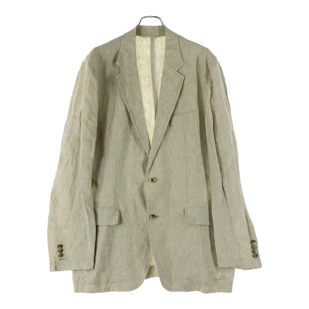 HUGO BOSS(ヒューゴボス) SAHARA-W リネン 2Bテーラードジャケット ベージュ