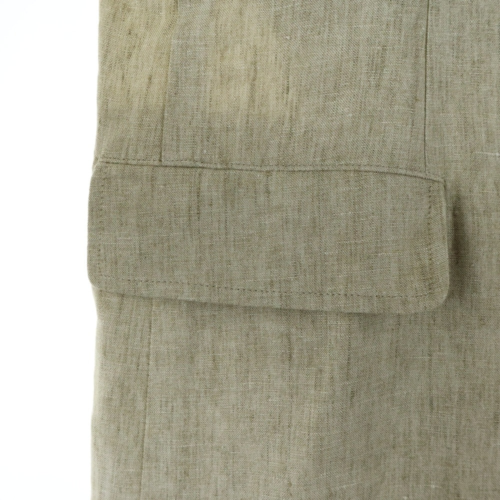 HUGO BOSS(ヒューゴボス) SAHARA-W リネン 2Bテーラードジャケット ベージュ