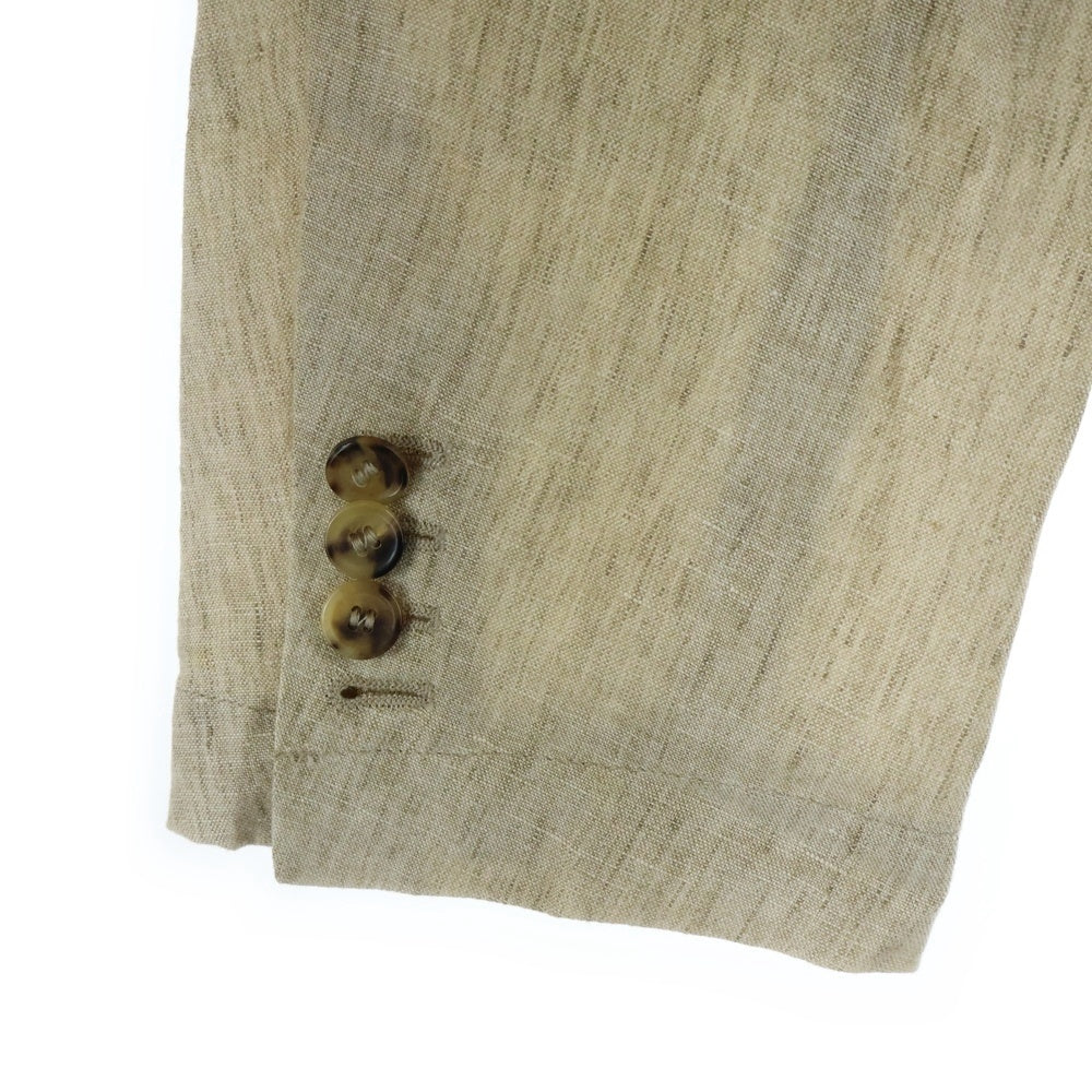 HUGO BOSS(ヒューゴボス) SAHARA-W リネン 2Bテーラードジャケット ベージュ