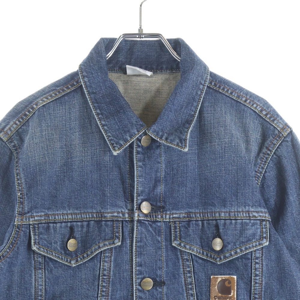 CARHARTT(カーハート) コットン Gロゴワッペン デニムジャケット インディゴ ACH-1540