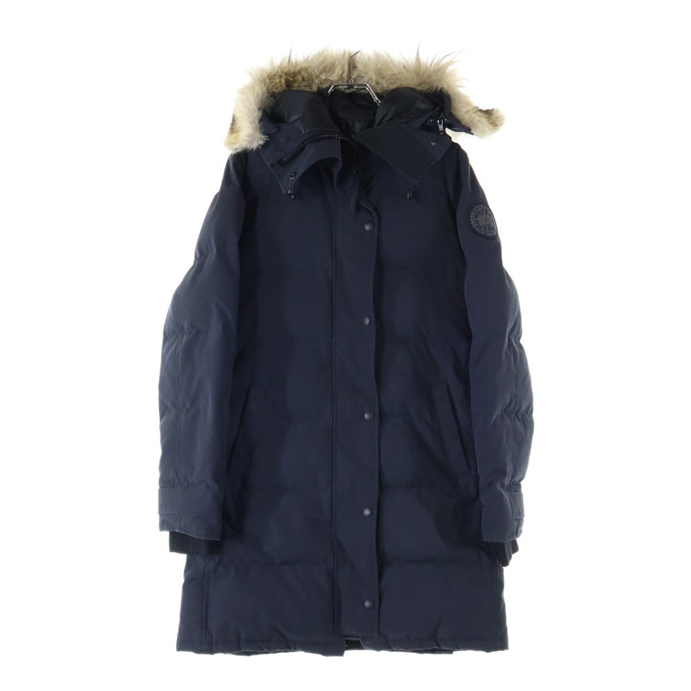CANADA GOOSE(カナダグース) SHELBURNE PARKA シェルバーン パーカ ファー付き フーデット ジップアップ ロングダウンジャケット レディース ブラック 3802LB