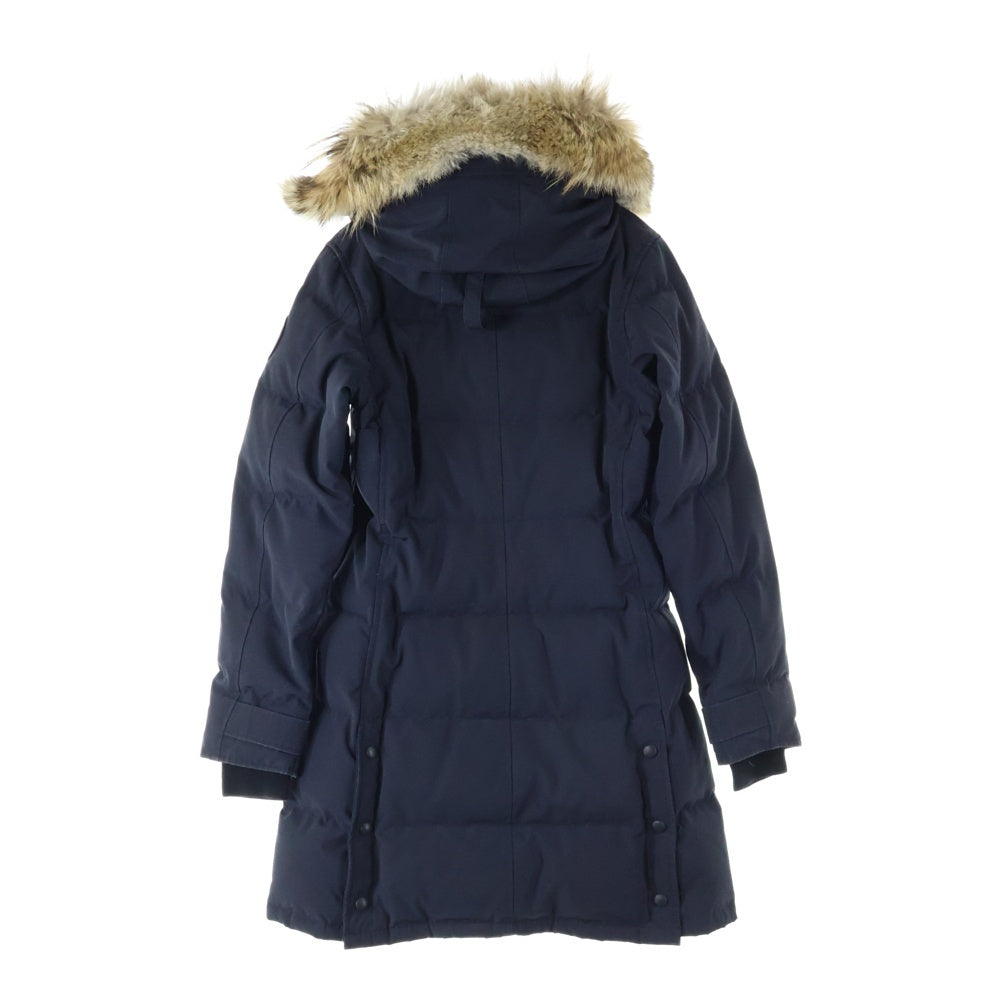 CANADA GOOSE(カナダグース) SHELBURNE PARKA シェルバーン パーカ ファー付き フーデット ジップアップ ロングダウンジャケット レディース ブラック 3802LB