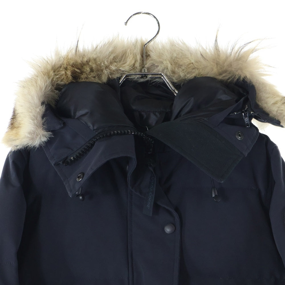 CANADA GOOSE(カナダグース) SHELBURNE PARKA シェルバーン パーカ ファー付き フーデット ジップアップ ロングダウンジャケット レディース ブラック 3802LB