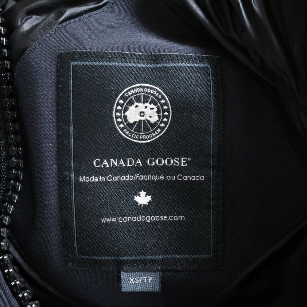 CANADA GOOSE(カナダグース) SHELBURNE PARKA シェルバーン パーカ ファー付き フーデット ジップアップ ロングダウンジャケット レディース ブラック 3802LB