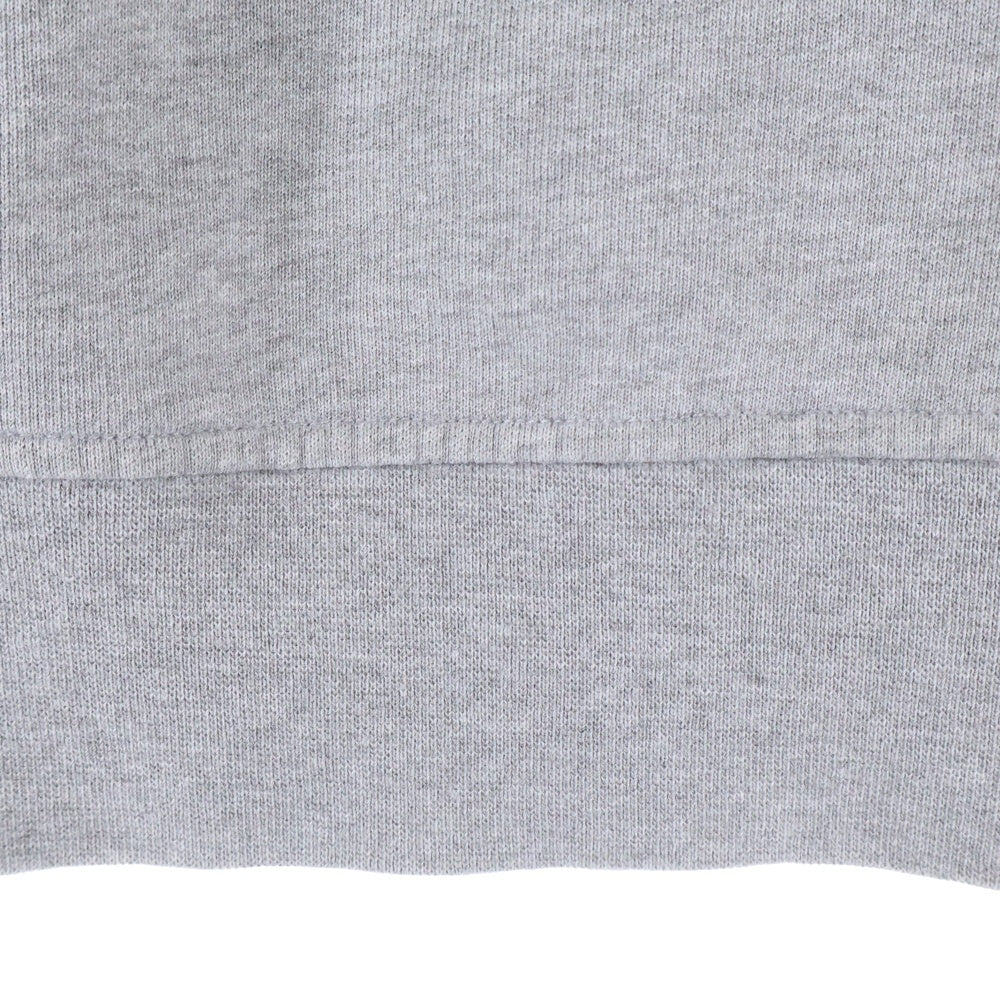 AMI Alexandre Mattiussi(アミアレクサンドルマテュッシ) パイルロゴ クルーネック スウェット 長袖トレーナー グレー BSRJ001.73