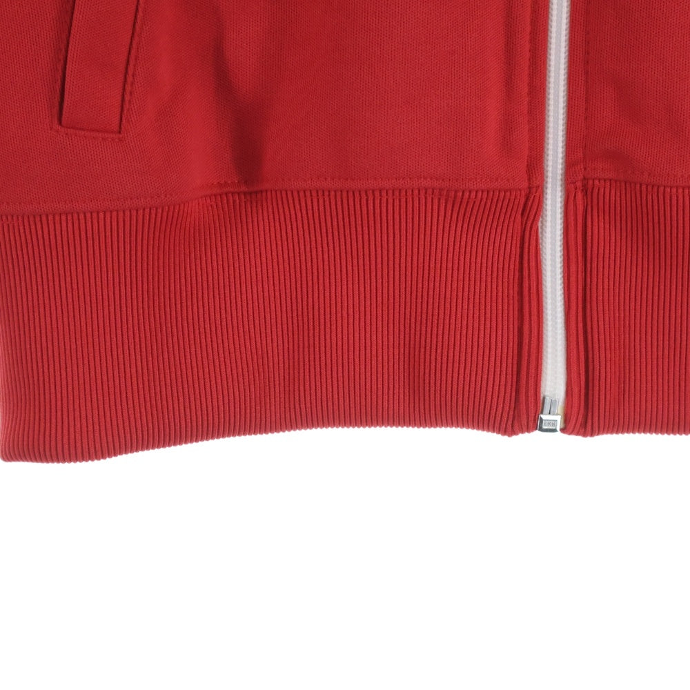 FRED PERRY(フレッドペリー) 胸エンブロイダリーデザイン ダブルポケット ジップアップ トラックジャケット レッド J5761